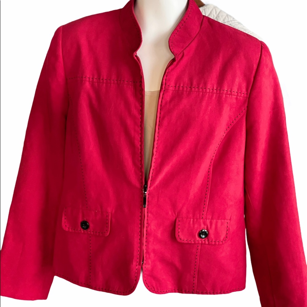 Petite Alfred Dunner Micro Suede Blazer!